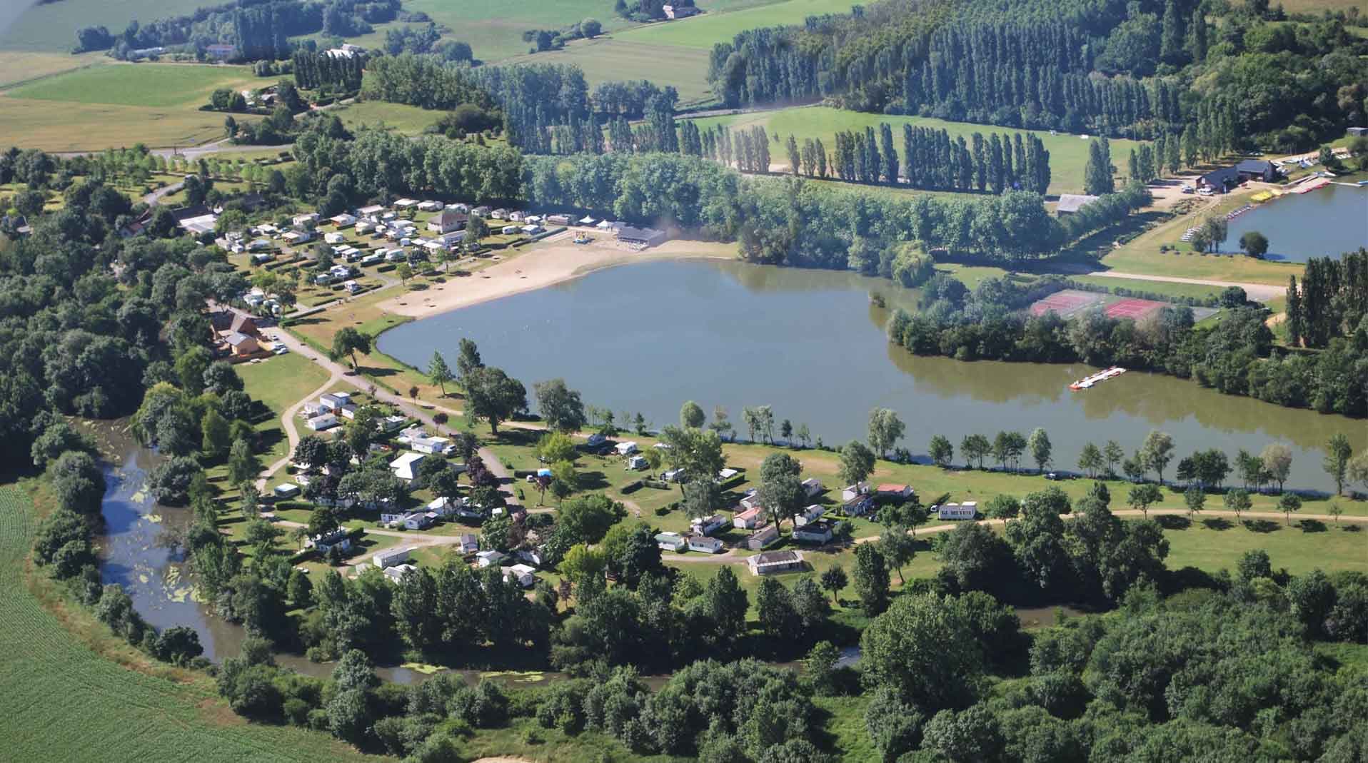 A scenery from Camping du Lac des Varennes