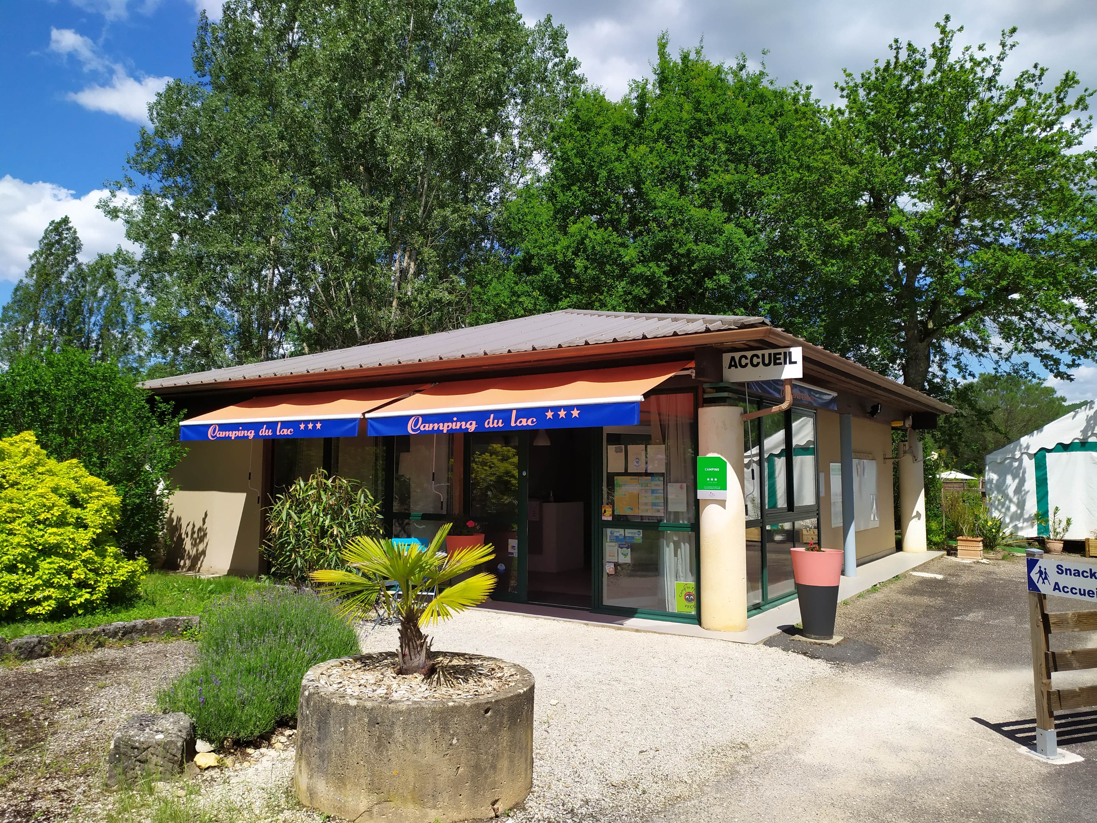 A scenery from Camping du Lac de Groléjac en Dordogne