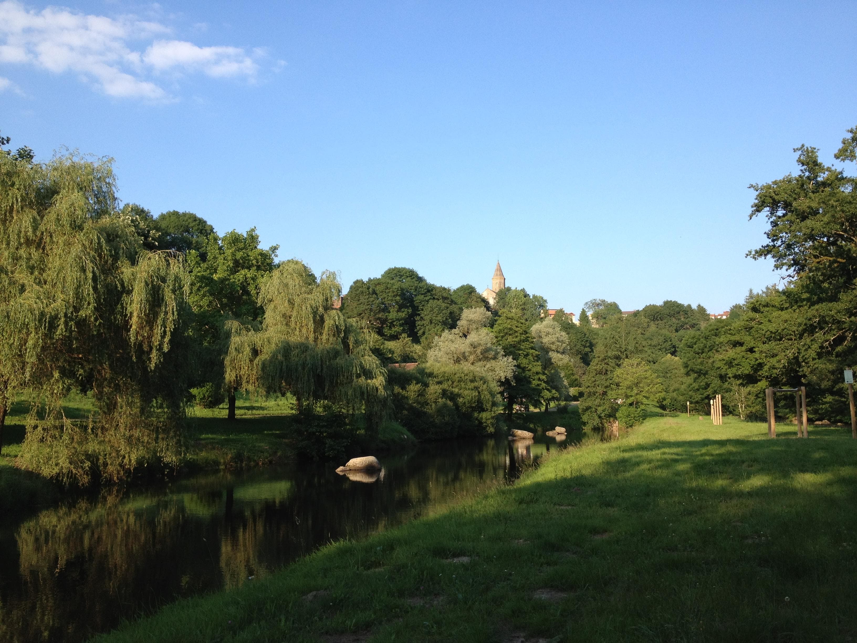 A scenery from Camping de La Gartempe