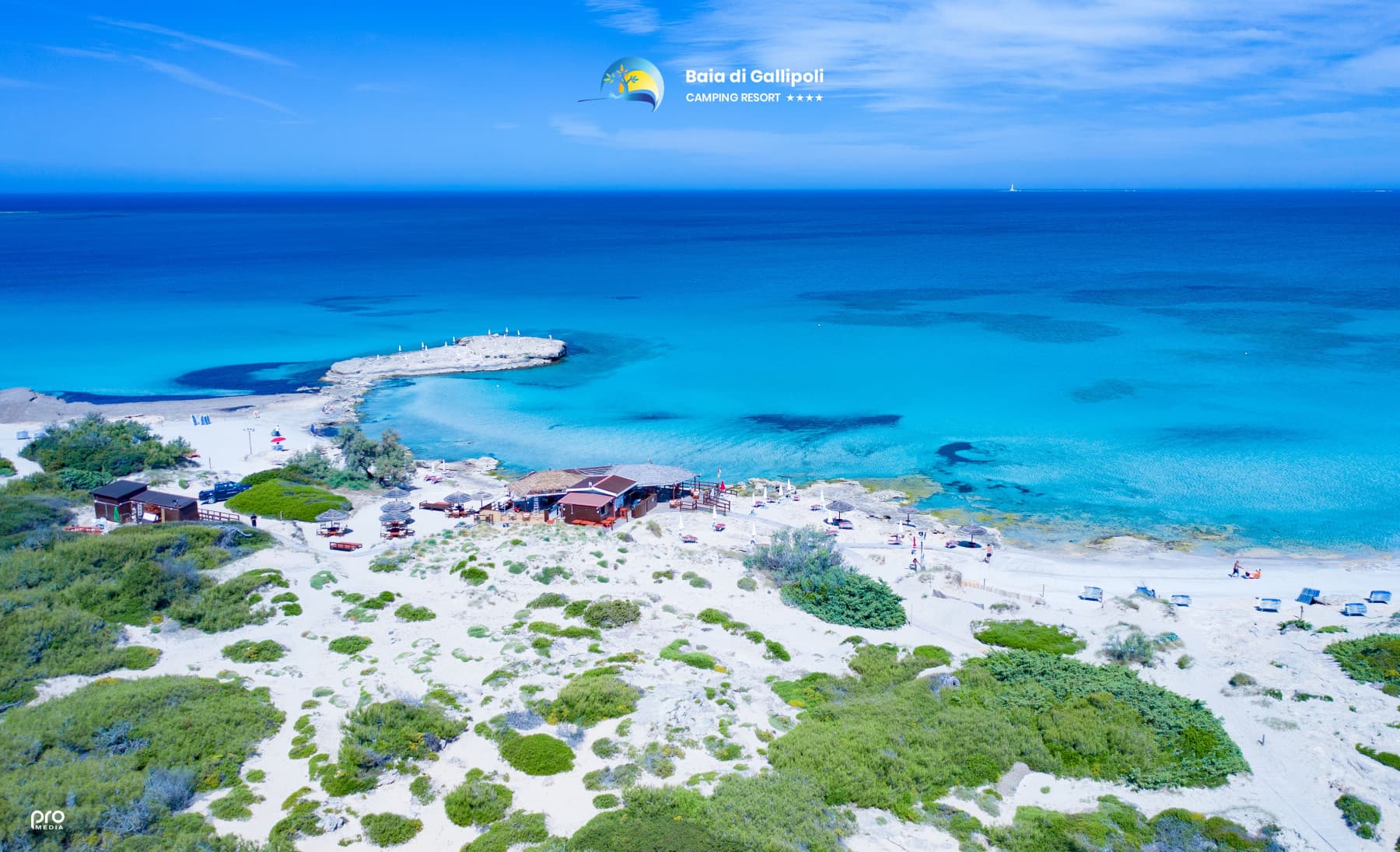 A scenery from Baia di Gallipoli Camping Village
