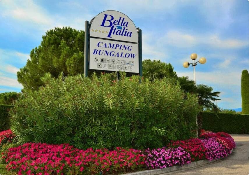 A scenery from Camping Bella Italia