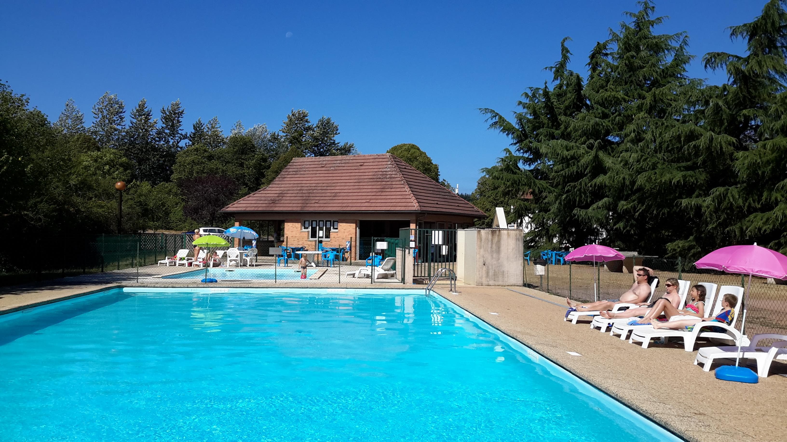 A scenery from Camping de Saulieu