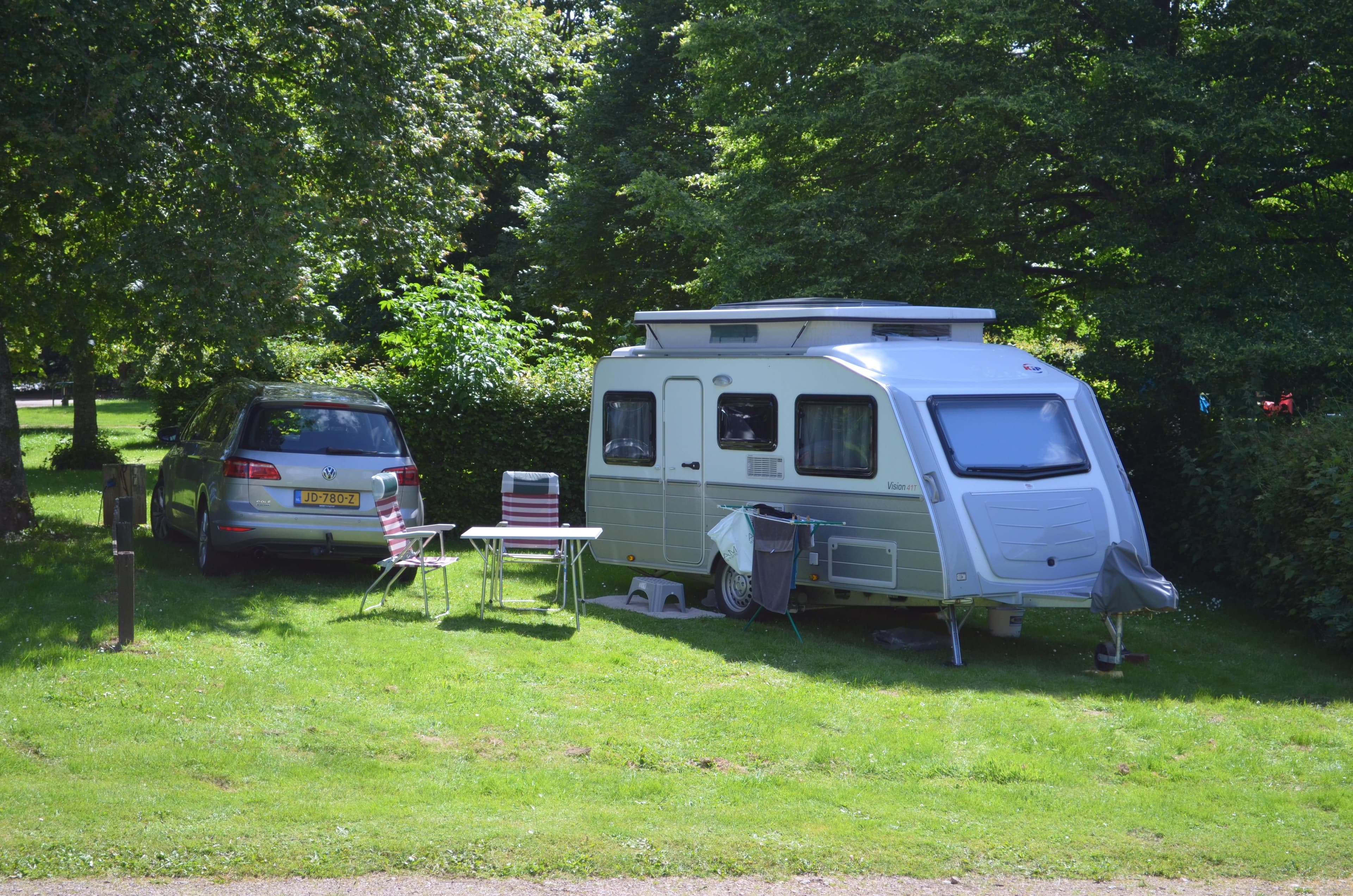 A scenery from Camping de Saulieu