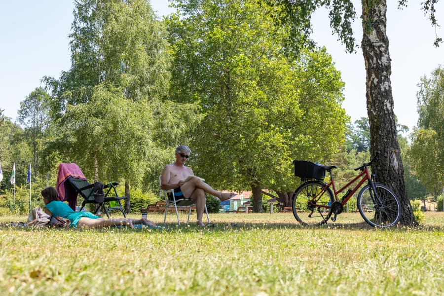A scenery from Camping Ramstein-Plage