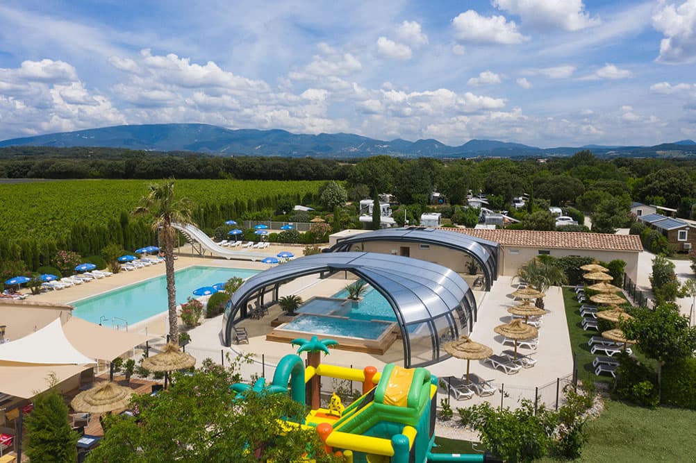 A scenery from Camping Le Garrigon