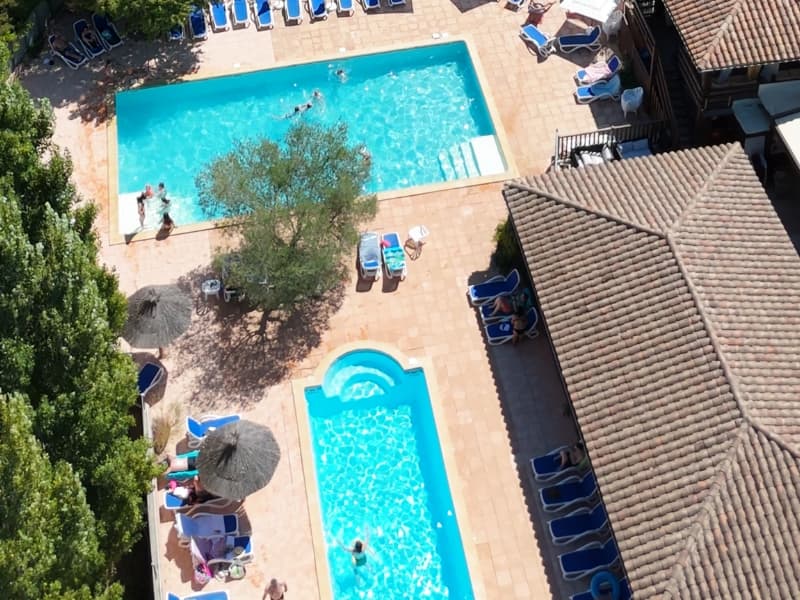 A scenery from Camping Le Luberon