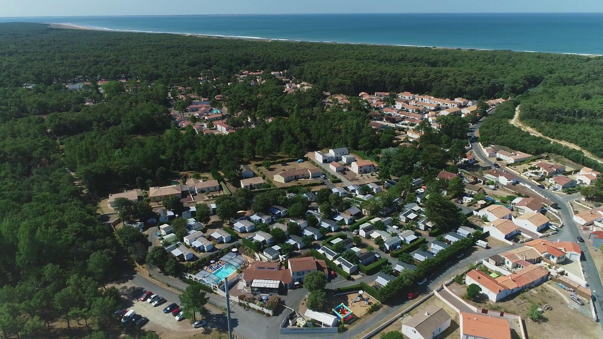 A scenery from Camping La Frétille