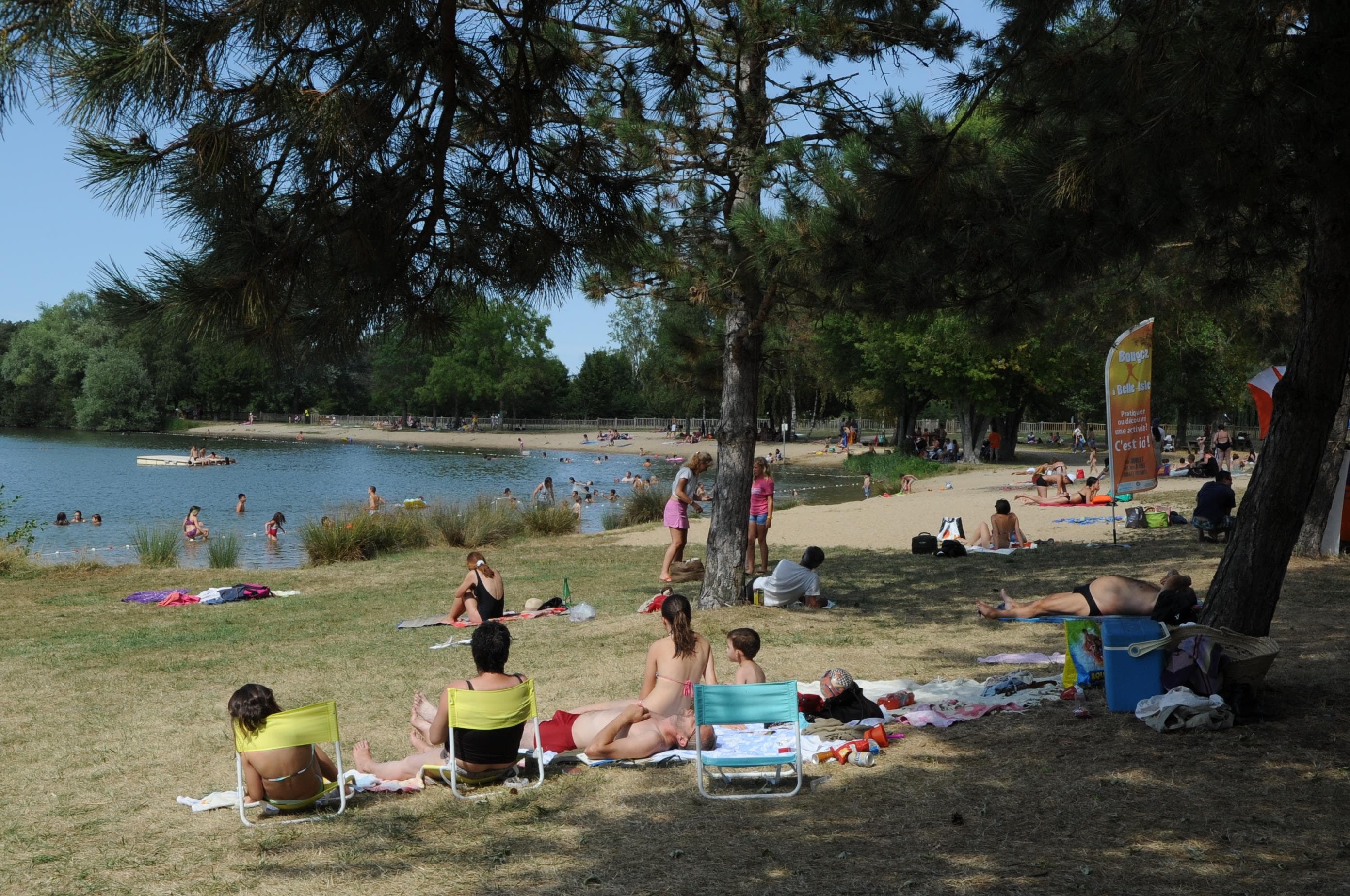 A scenery from Camping Le Rochat-Belle-Isle