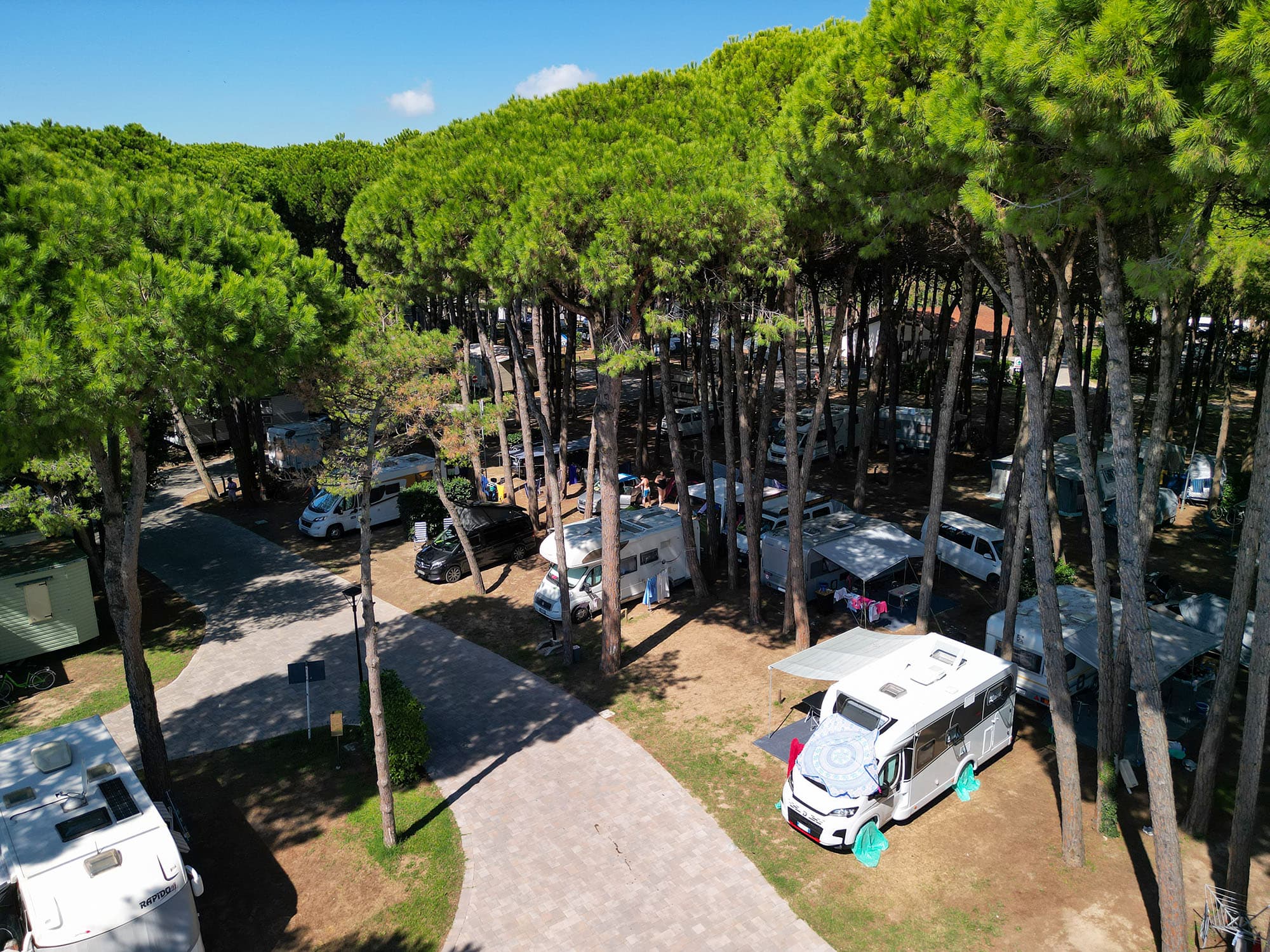 A scenery from Il Tridente Camping Village