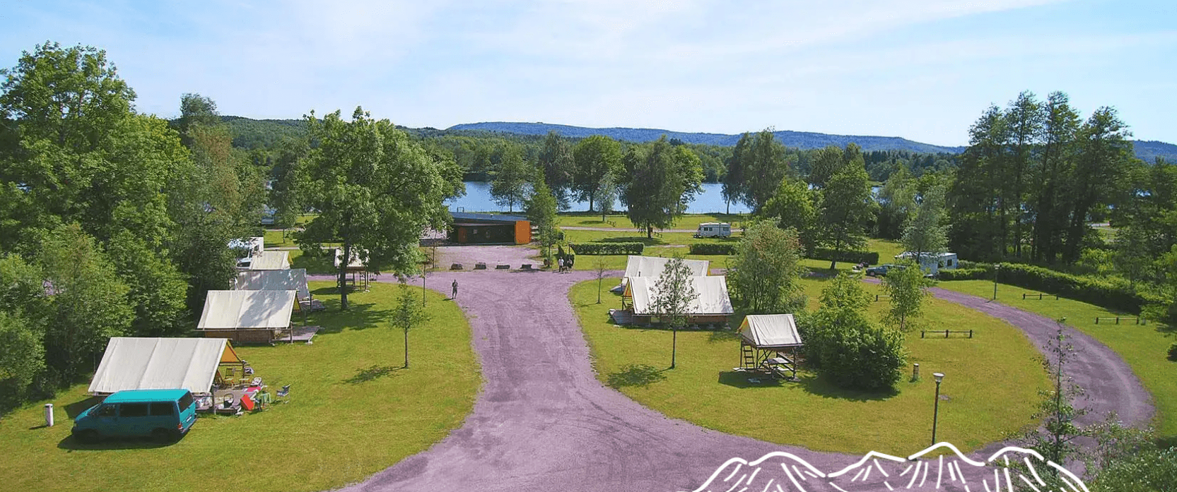 A scenery from Camping Les Ballastières