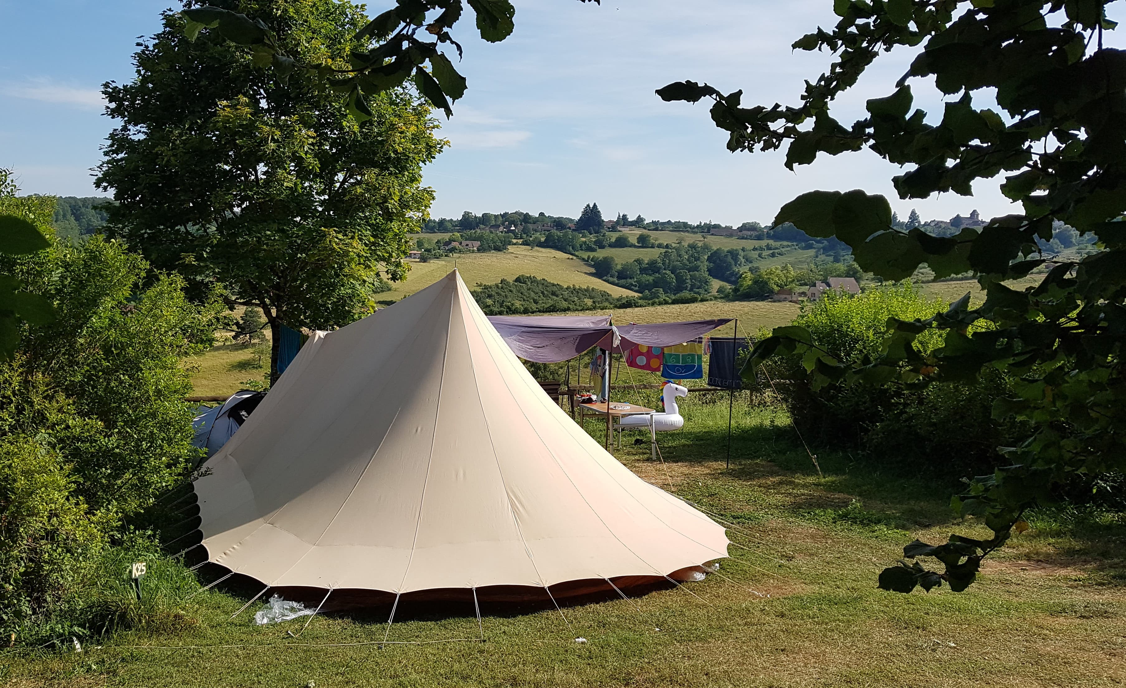 A scenery from Flower Camping Les Terrasses de Dordogne