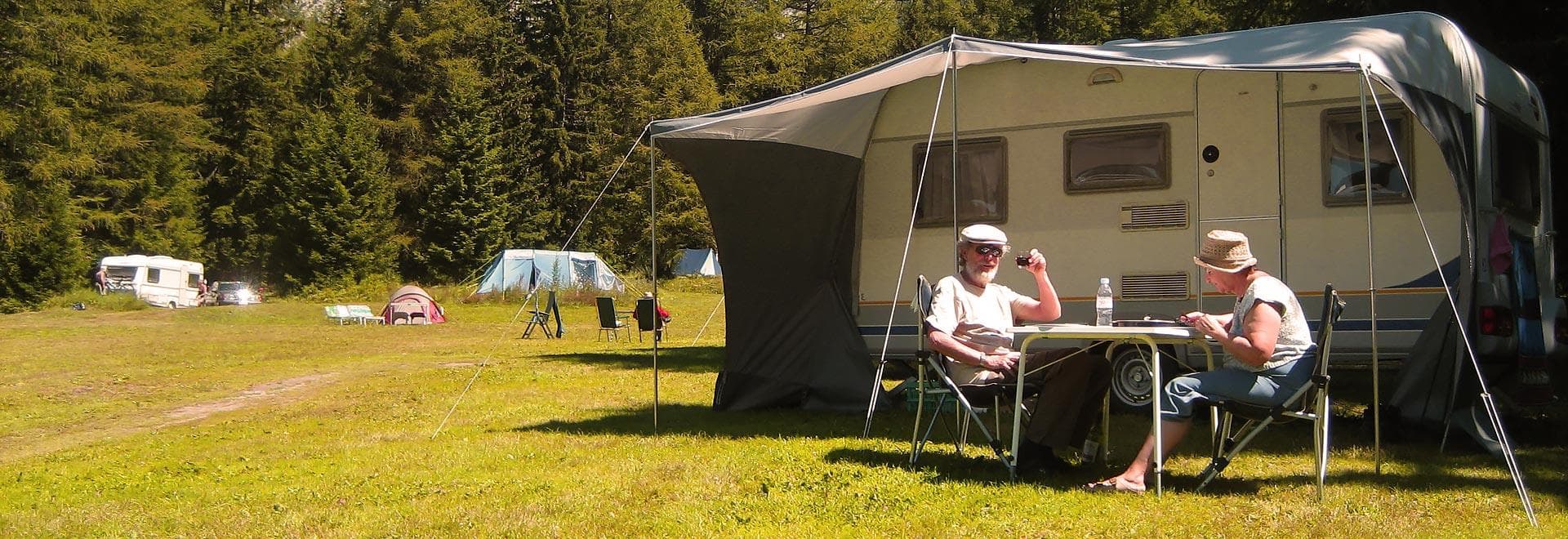 A scenery from Camping des Glaciers