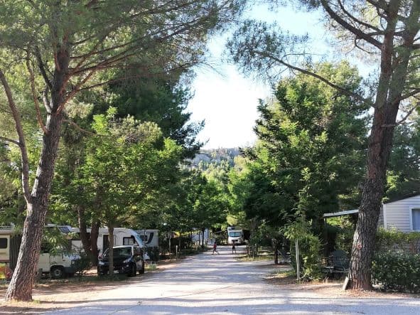 A scenery from Camping Sainte-Victoire