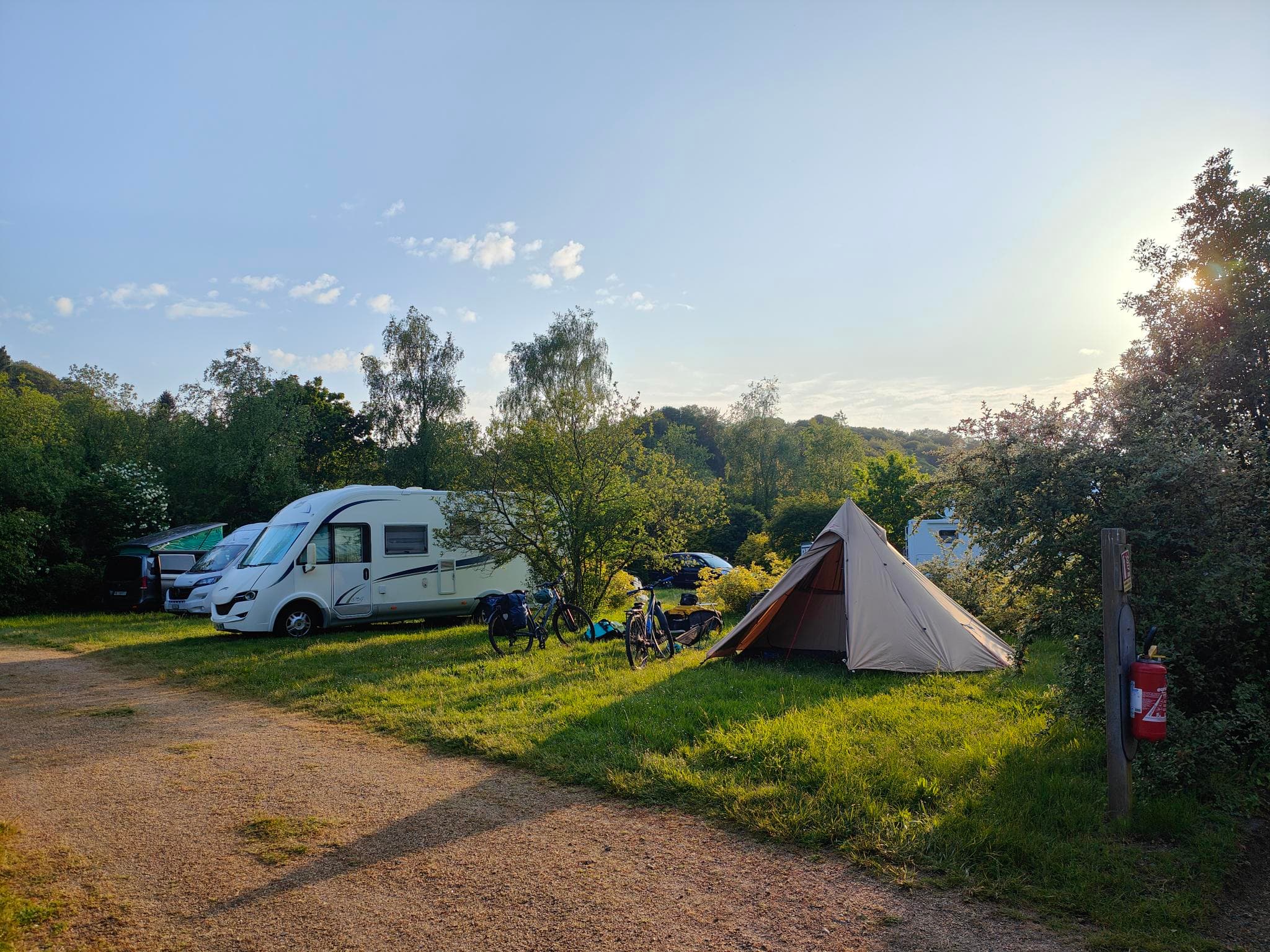 A scenery from Camping Onlycamp Les Deux Rives