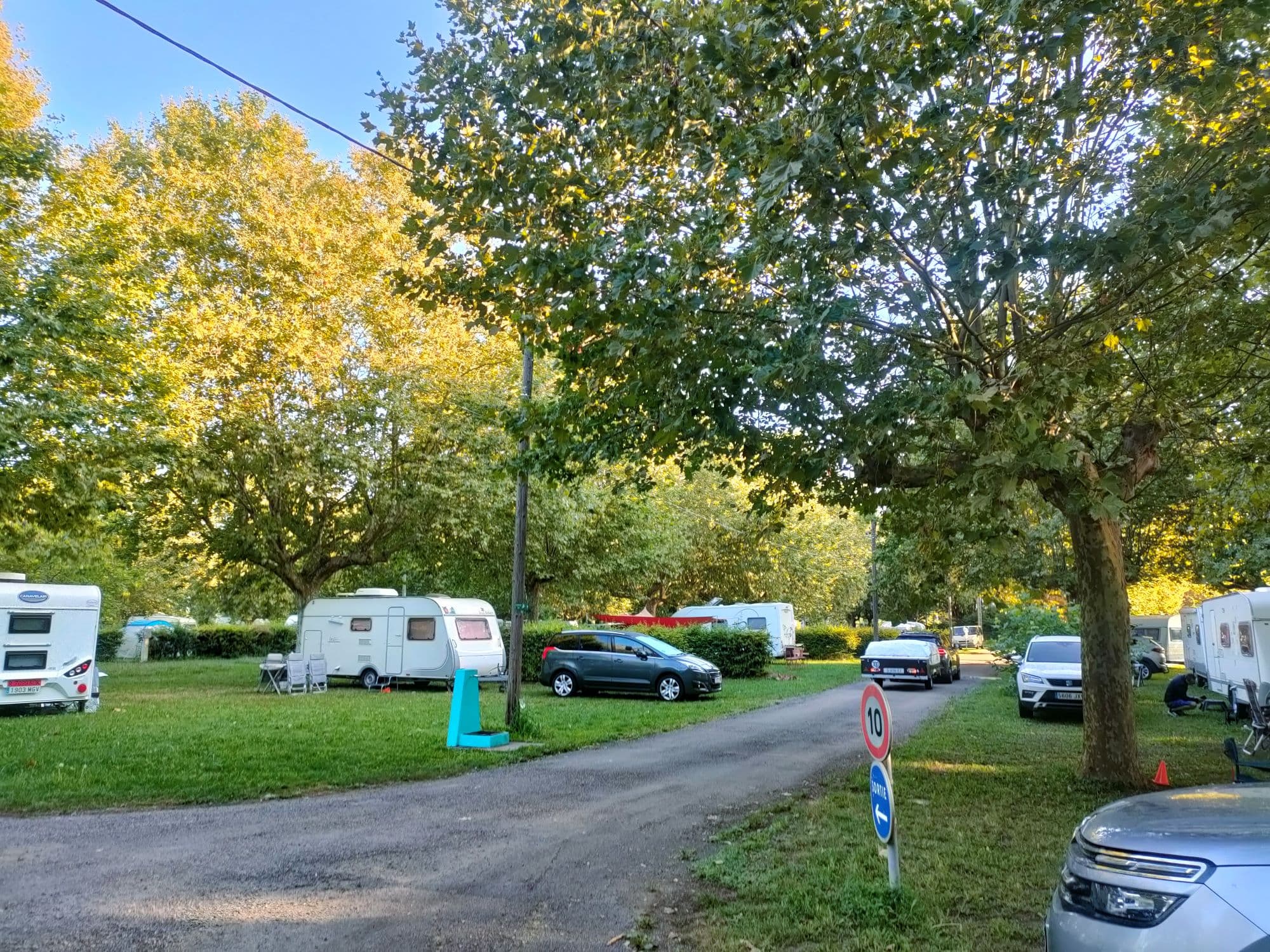 A scenery from Camping La Clé de Saône