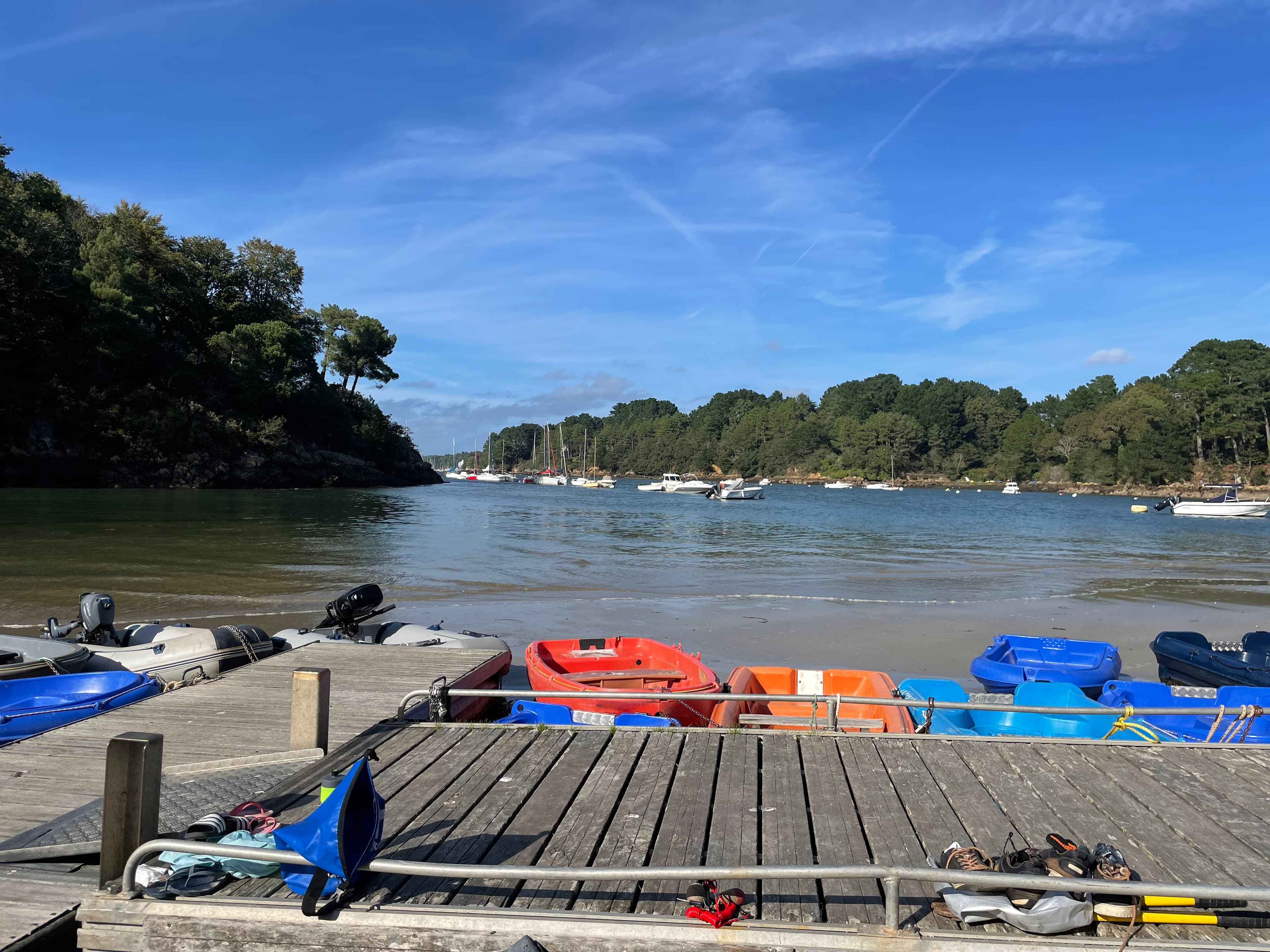 A scenery from Camping des Chaumières