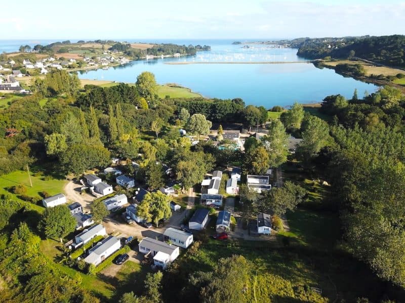 A scenery from Camping La Baie de Terenez