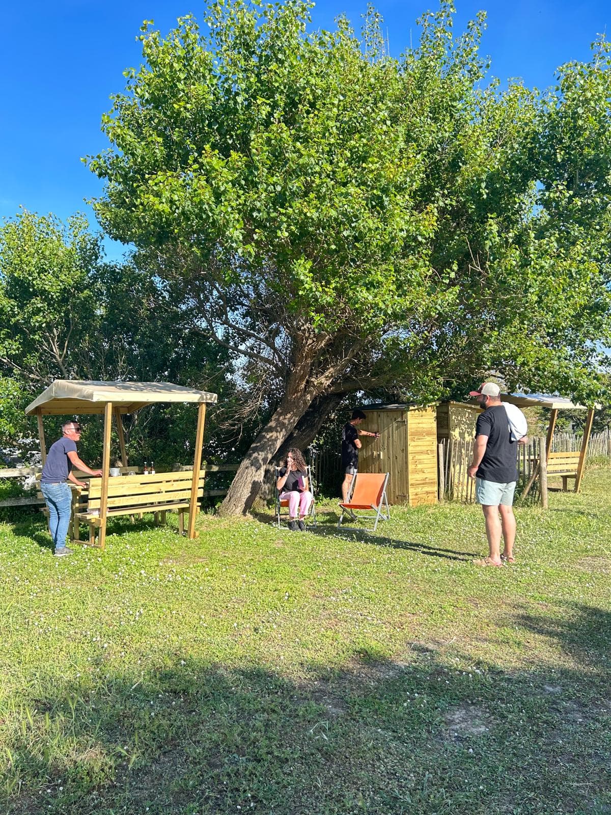 A scenery from Camping Les Baleines