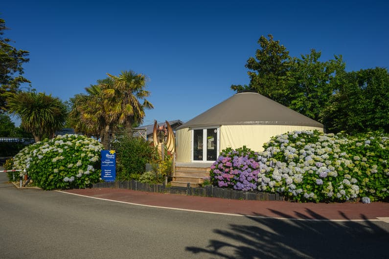 A scenery from Flower Camping le Kergariou