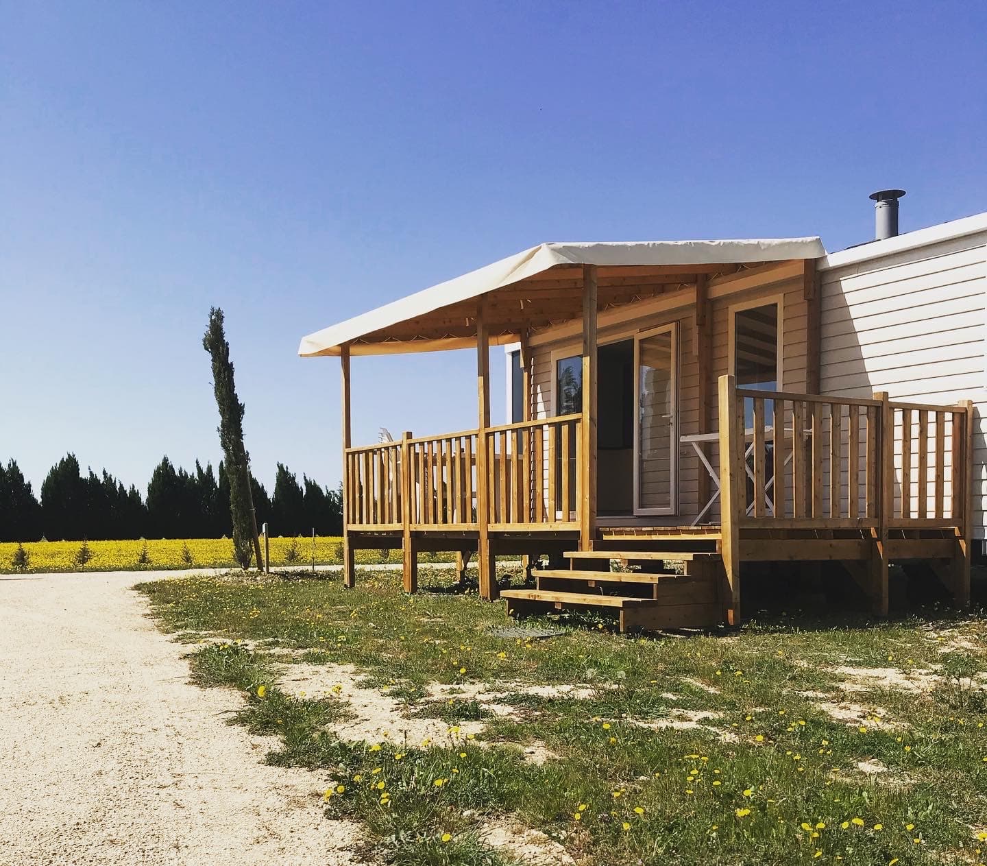A scenery from Camping des Favards