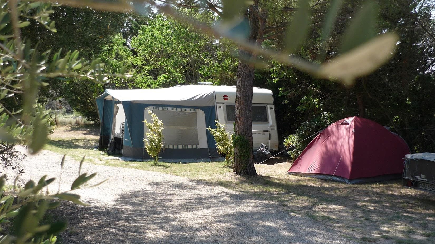 A scenery from Camping L'Olivier