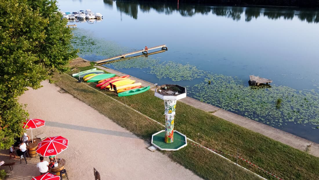 A scenery from Camping de Thoissey - Val de Saône