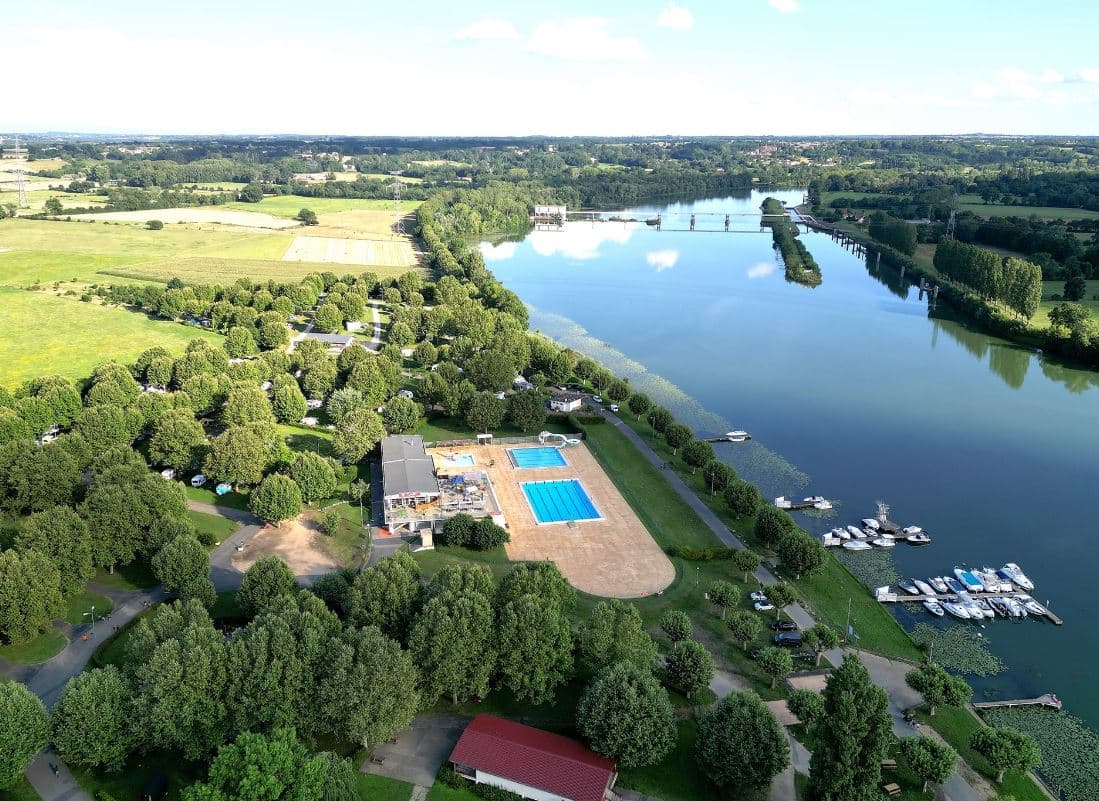 A scenery from Camping de Thoissey - Val de Saône
