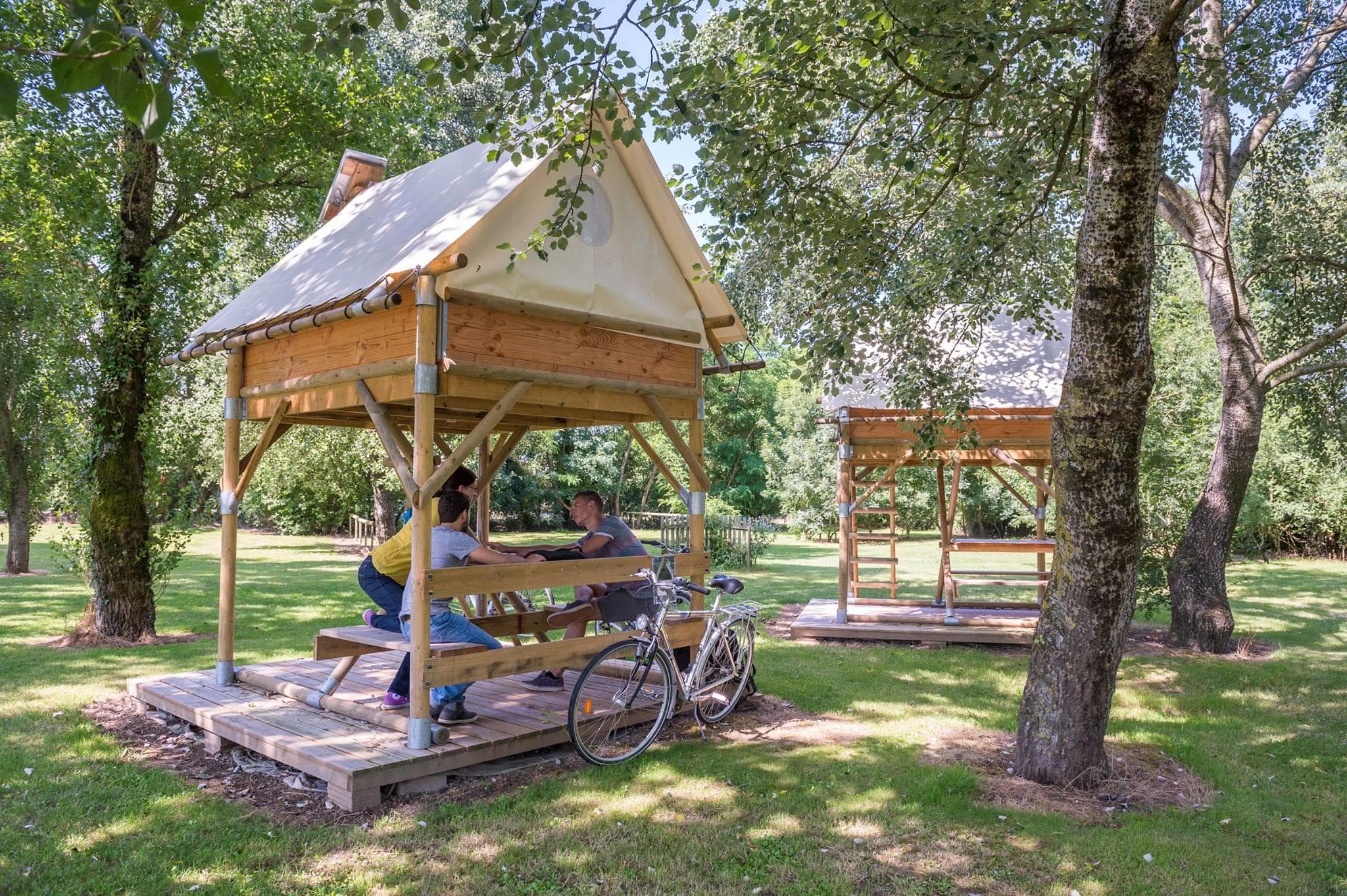 A scenery from Flower Camping du Port Caroline