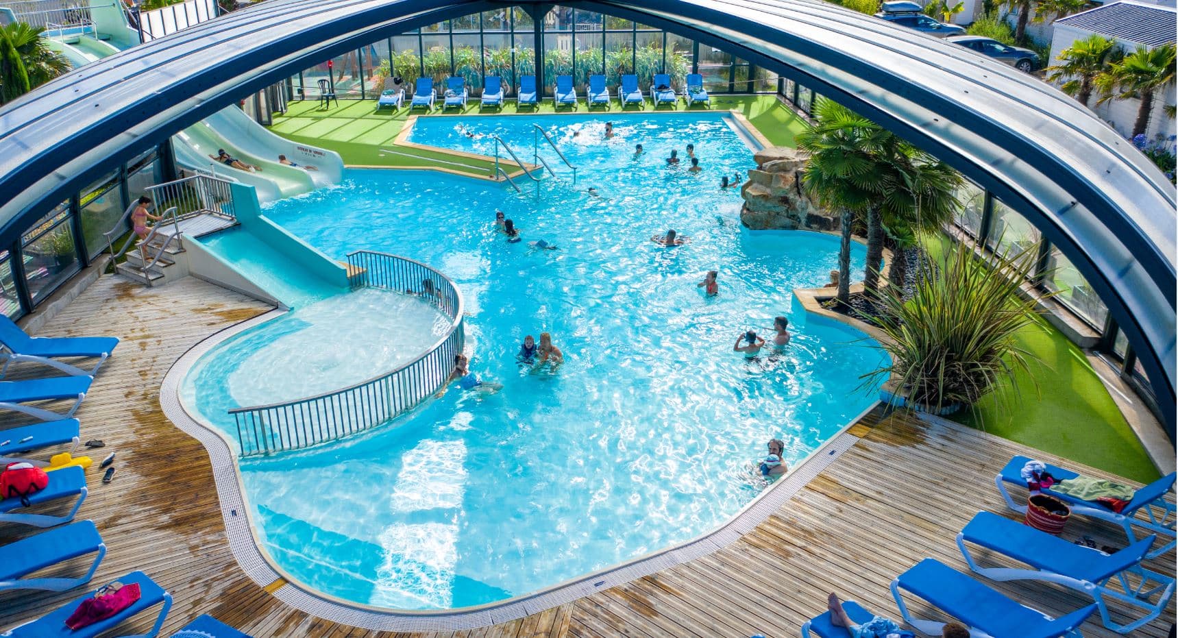 A scenery from Camping Emeraude - Sea Green by Sunêlia