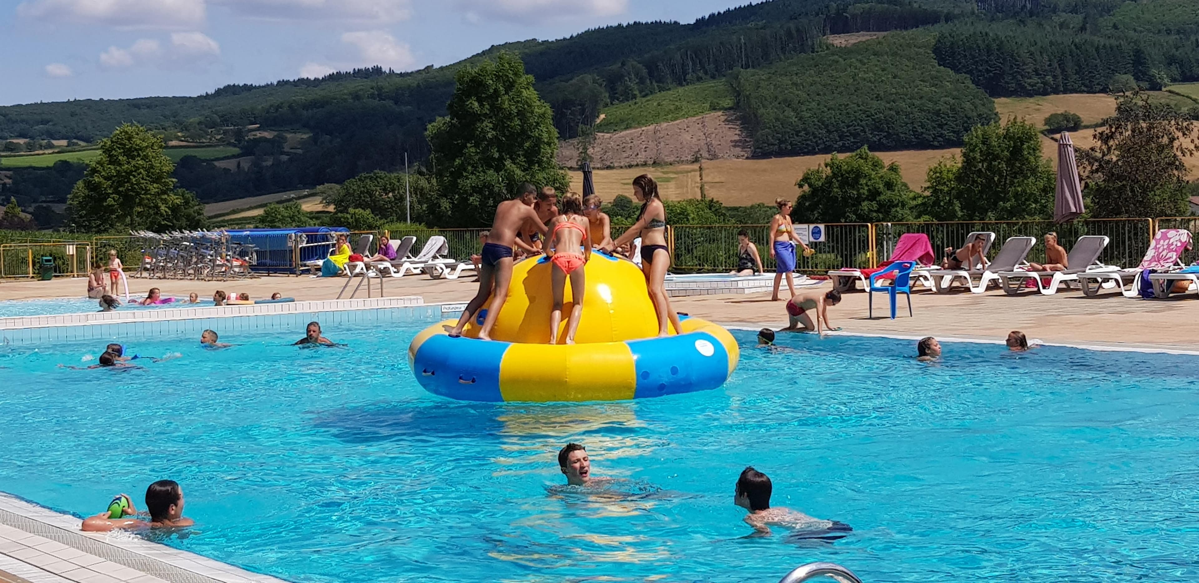 A scenery from Camping de Matour