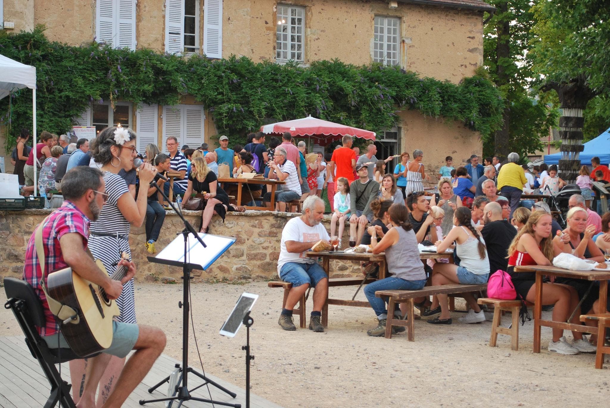 A scenery from Camping de Matour