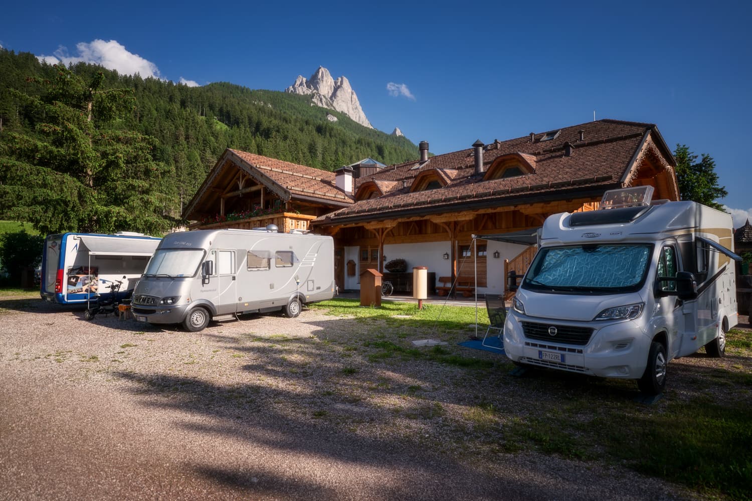A scenery from Camping Catinaccio Rosengarten