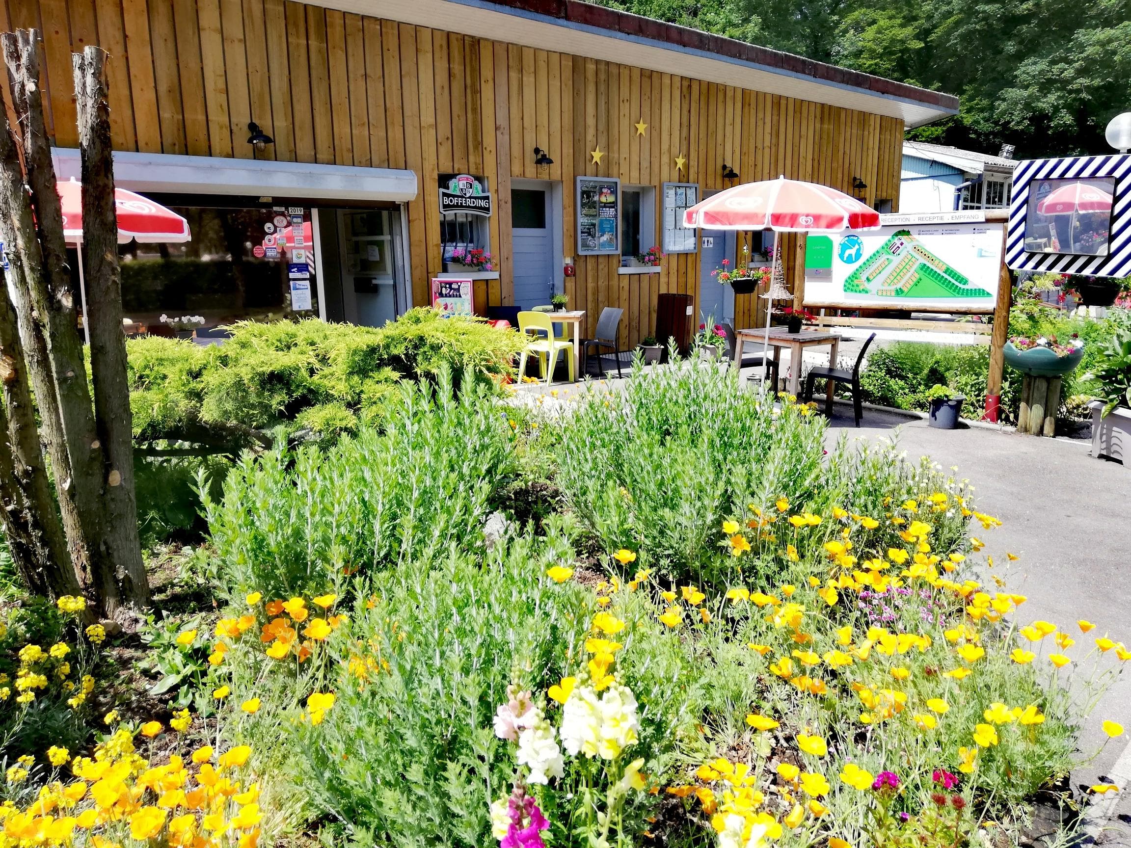 A scenery from Camping de Contrexeville