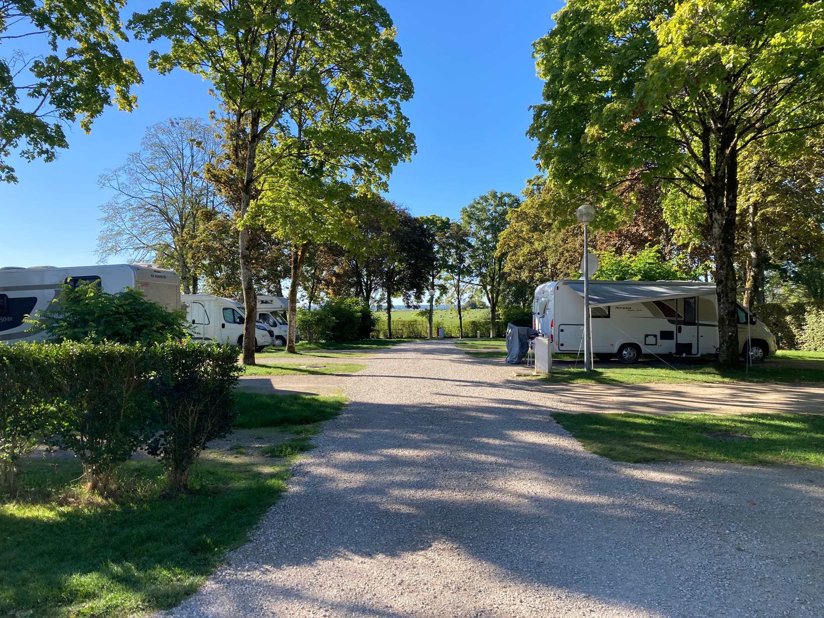 A scenery from Camping de Contrexeville