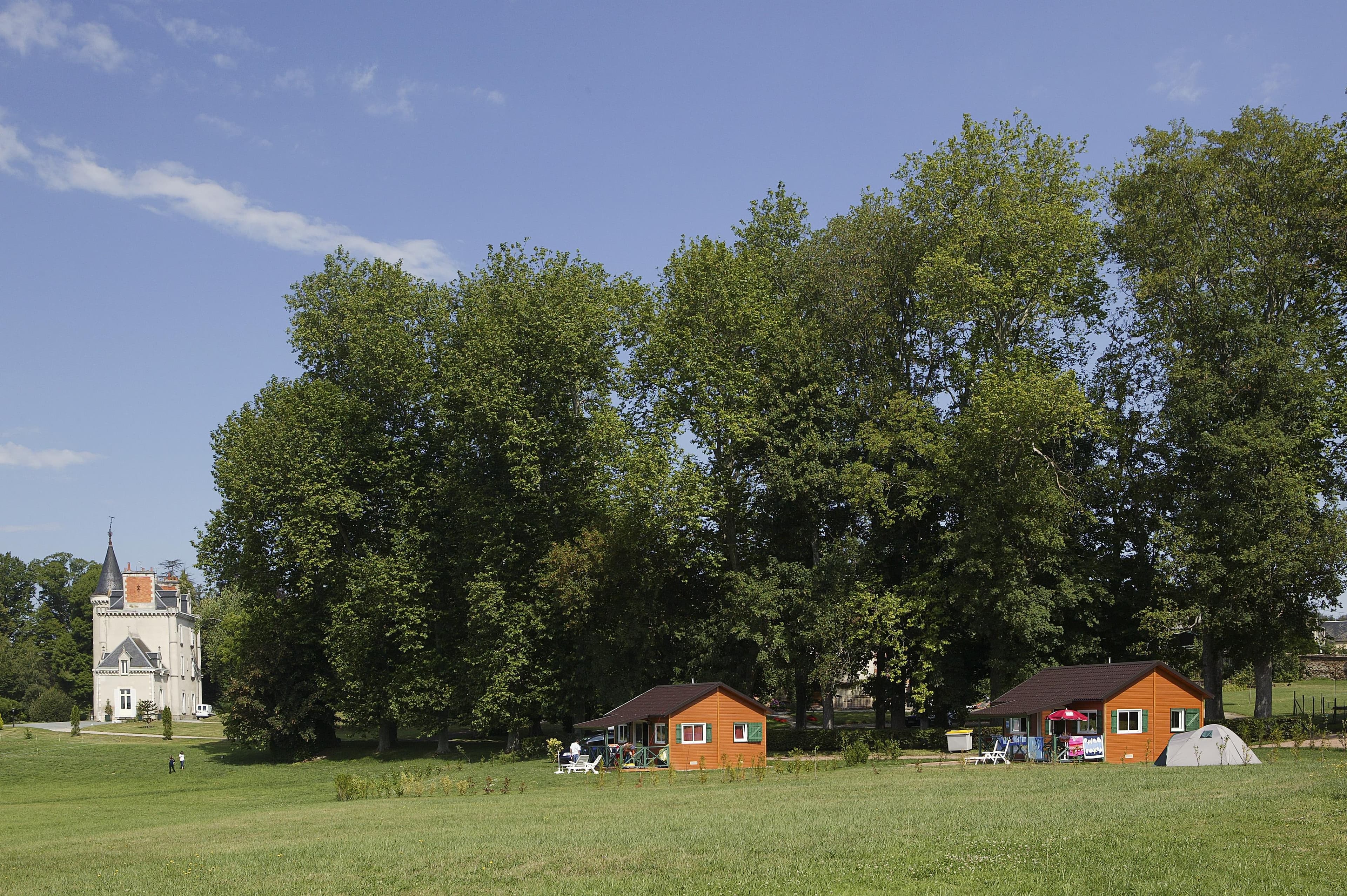A scenery from Castel Camping Château de Poinsouze