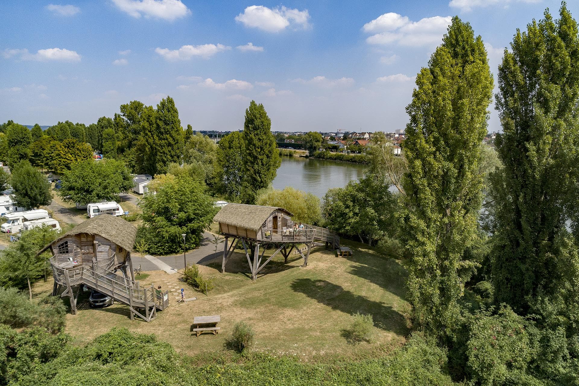 A scenery from Camping Sandaya Paris Maisons Laffitte