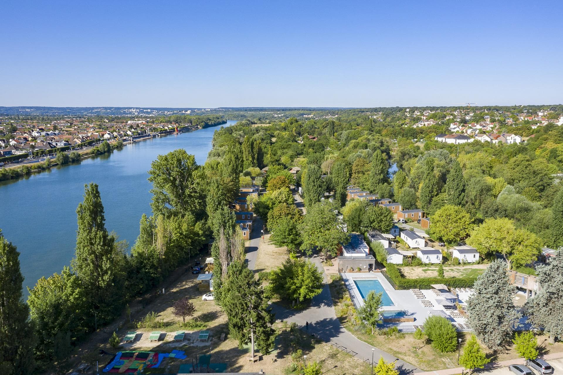 A scenery from Camping Sandaya Paris Maisons Laffitte