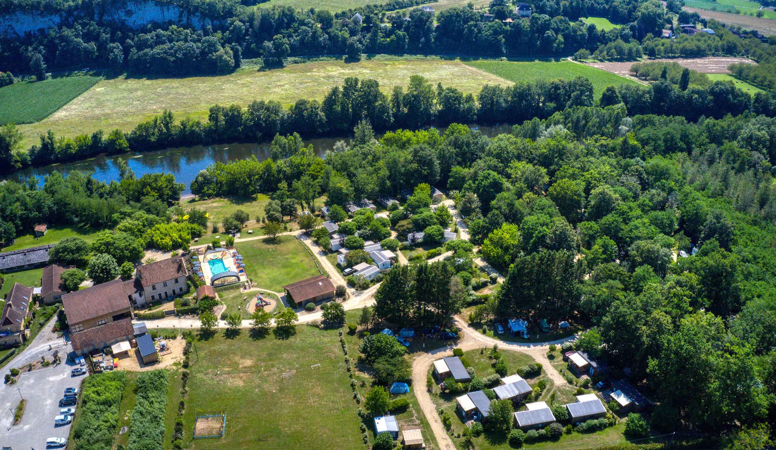 A scenery from Flower Camping La Sagne