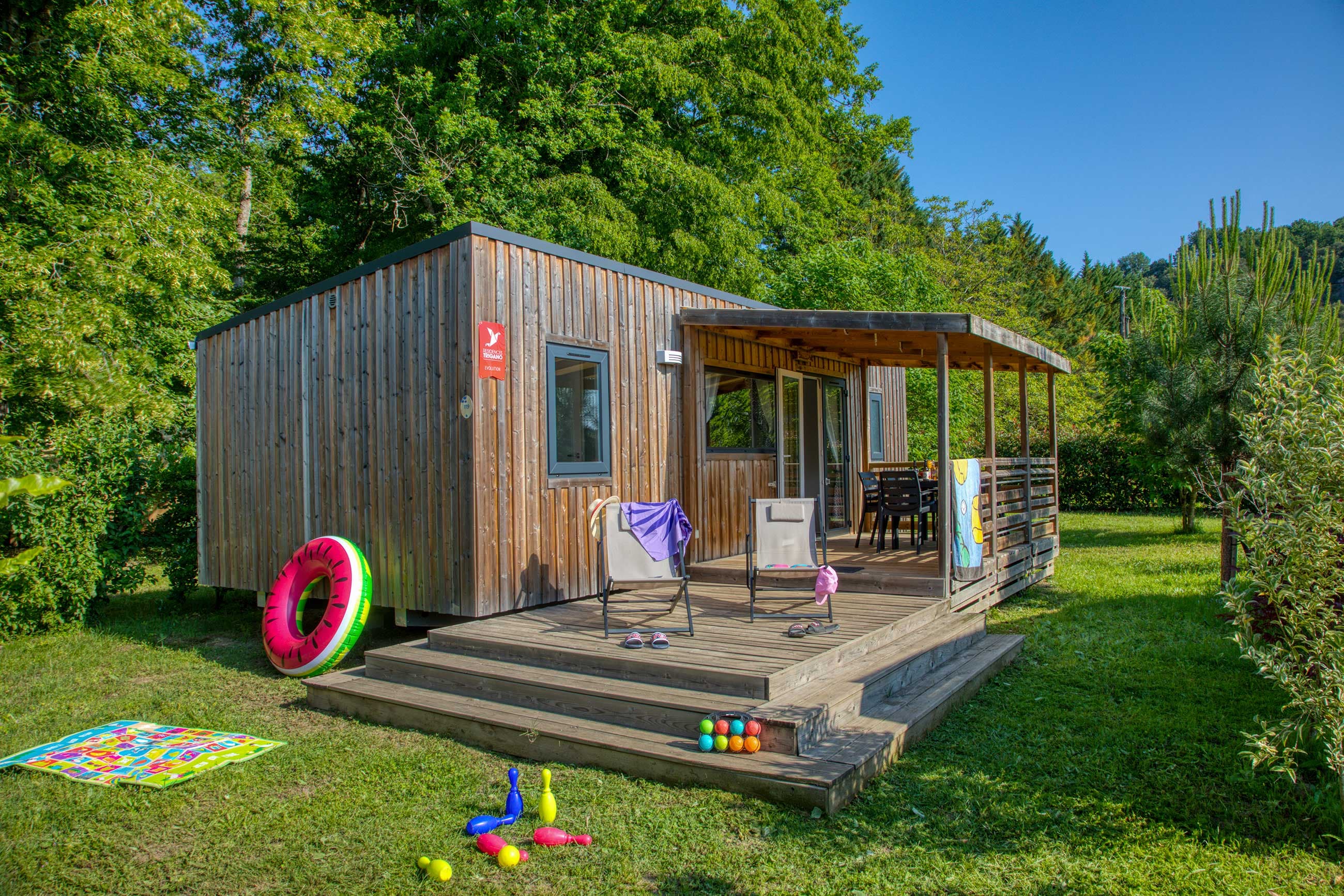 A scenery from Flower Camping La Sagne