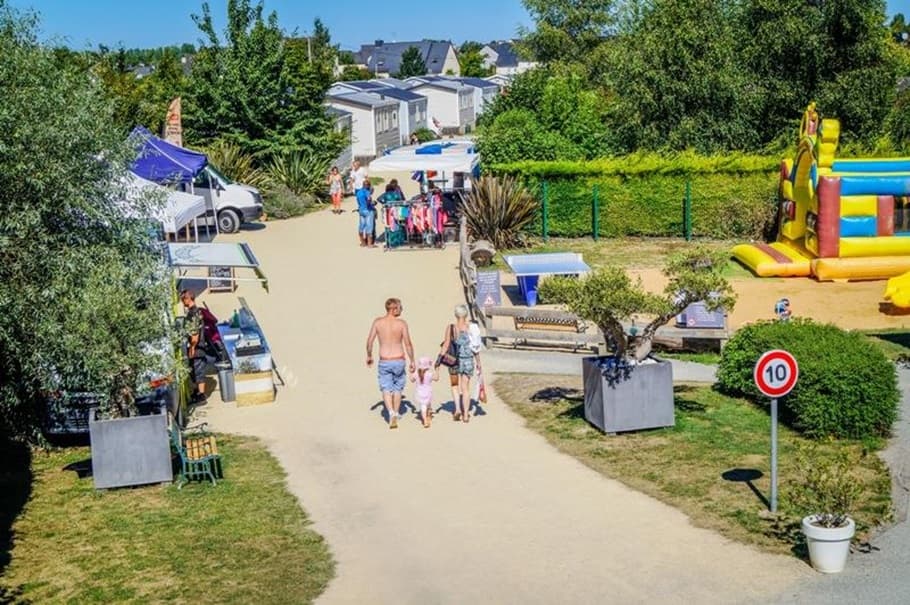 A scenery from Camping de L'Ile Verte