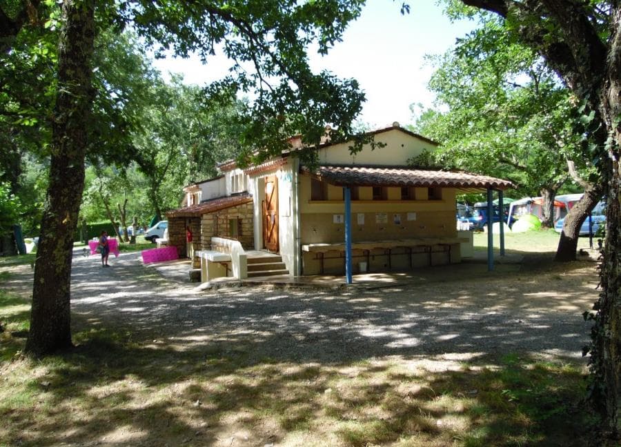A scenery from Camping Bonhomme