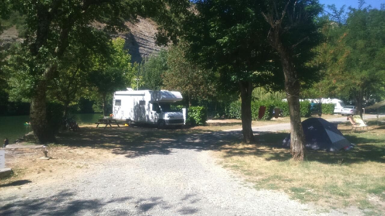 A scenery from Camping Bonhomme