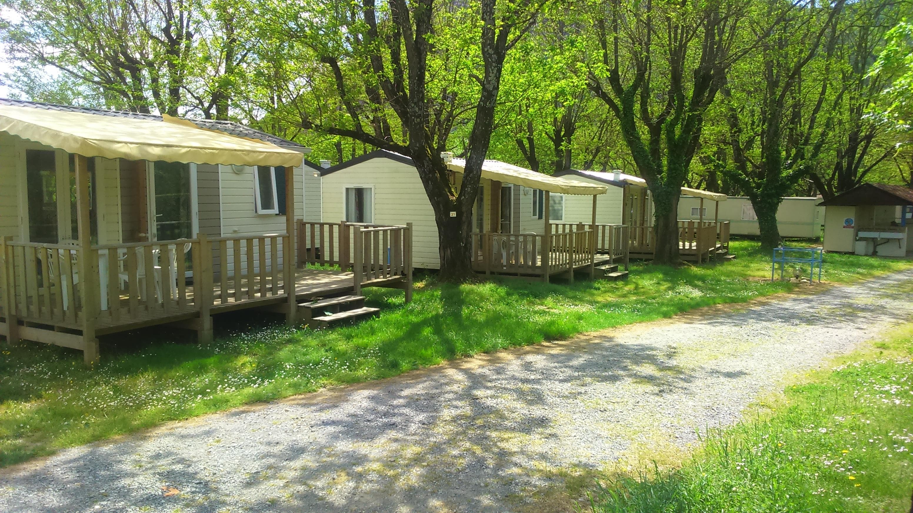 A scenery from Camping Bonhomme