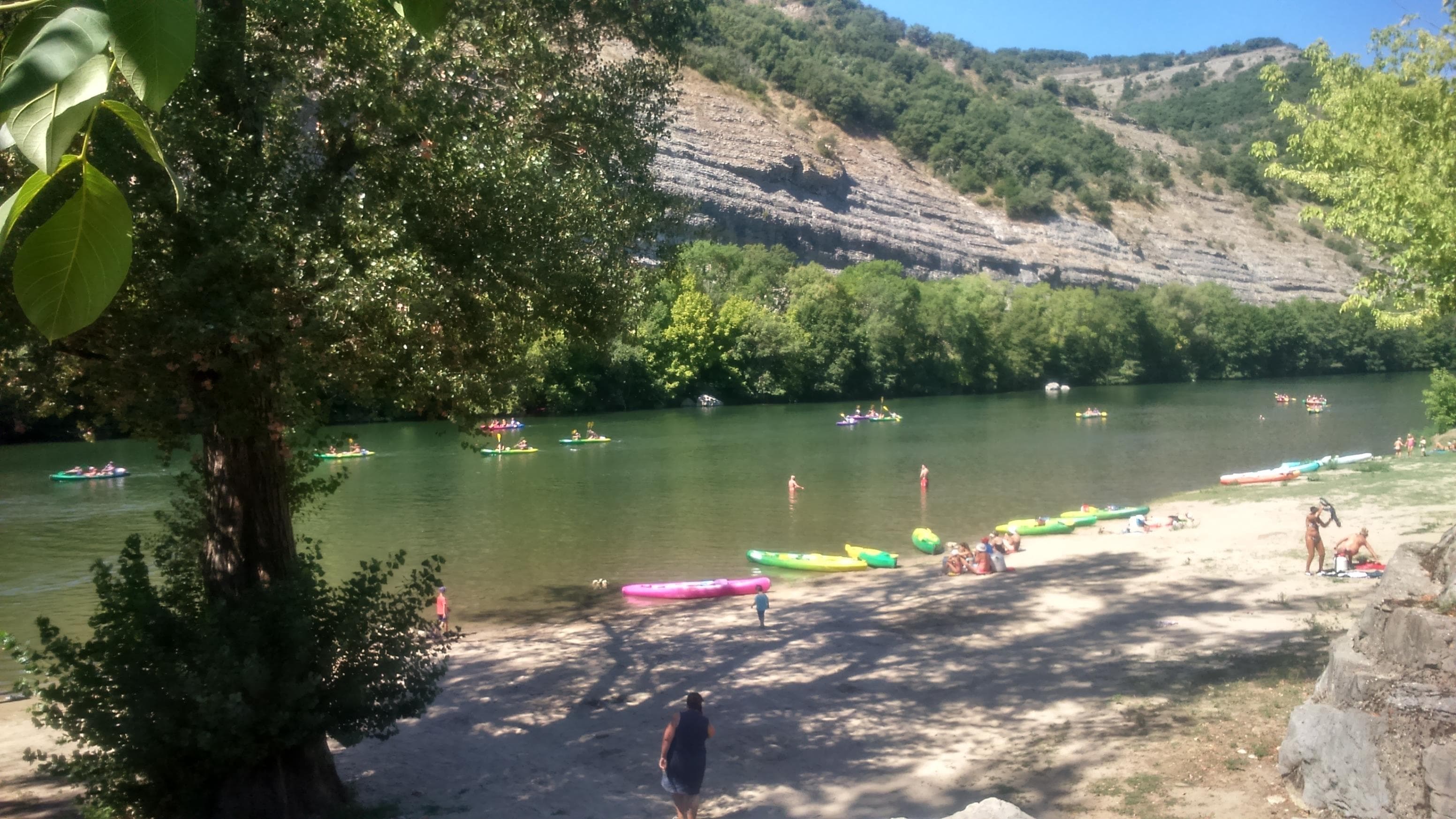 A scenery from Camping Bonhomme