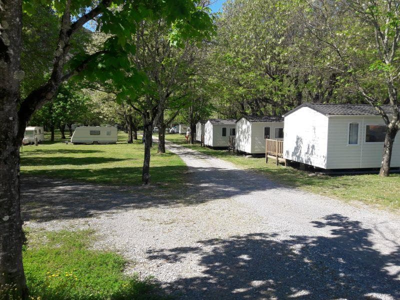 A scenery from Camping Bonhomme