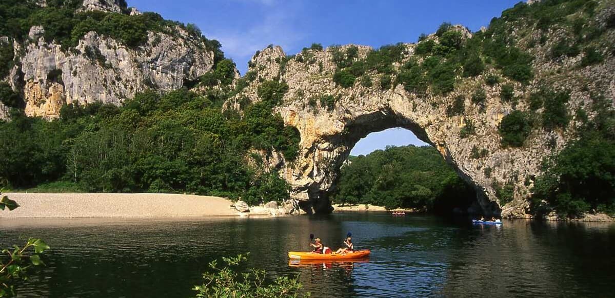 A scenery from Camping Le Mas Sud Ardèche