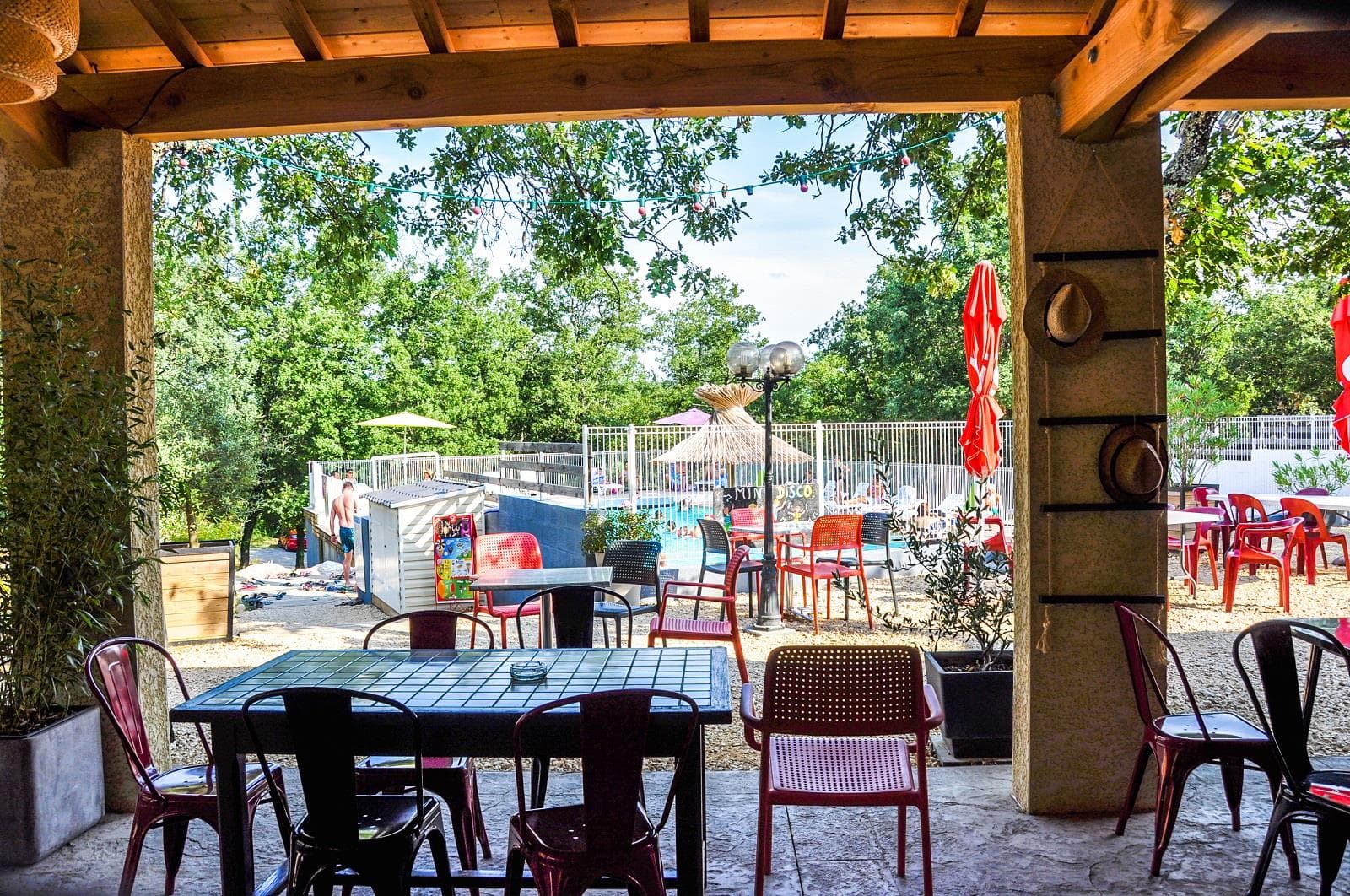 A scenery from Camping L'Ombrage