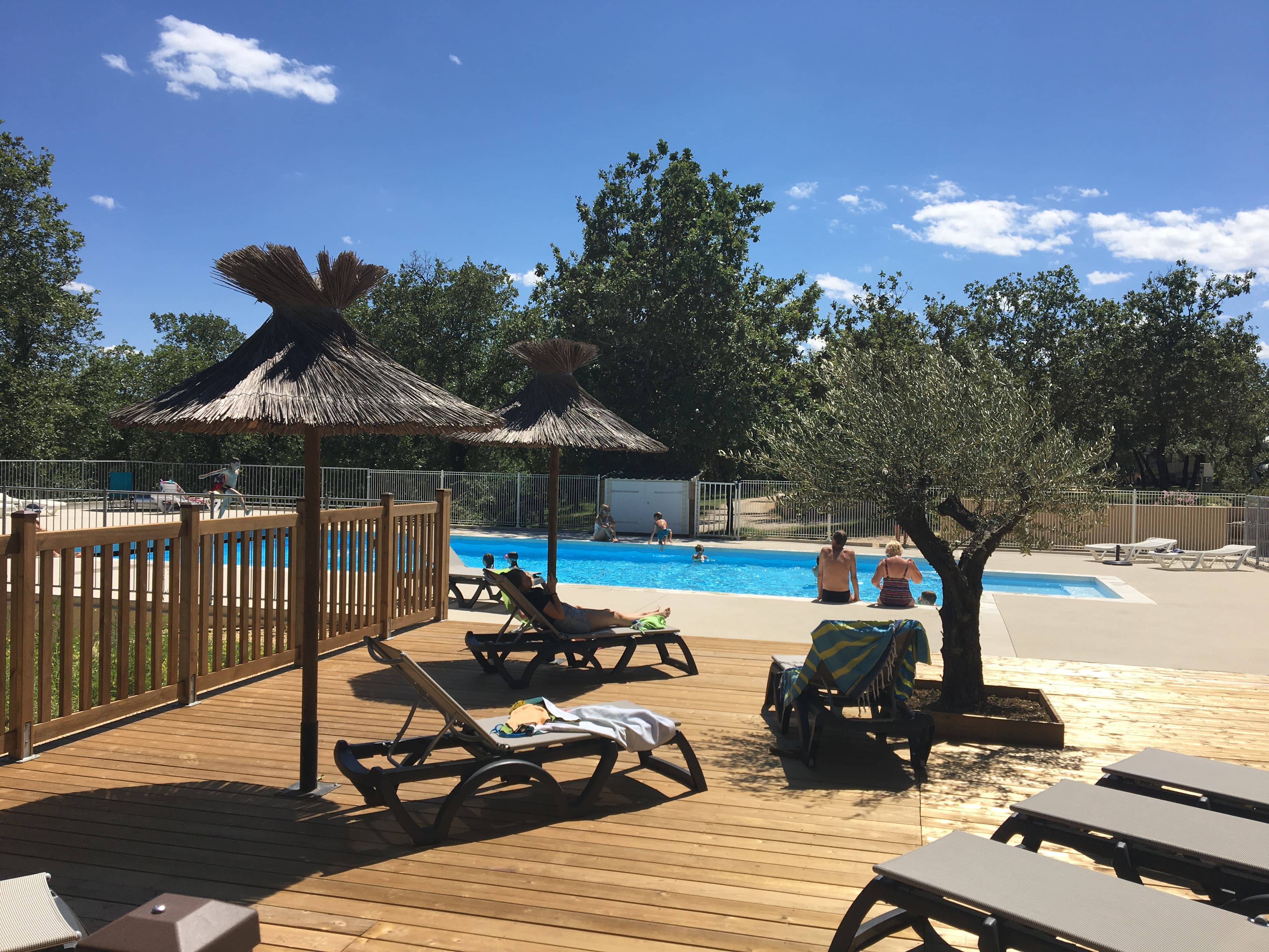 A scenery from Camping L'Ombrage