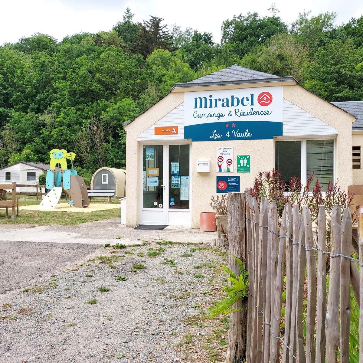 A scenery from Camping Mirabel Les 4 Vaulx