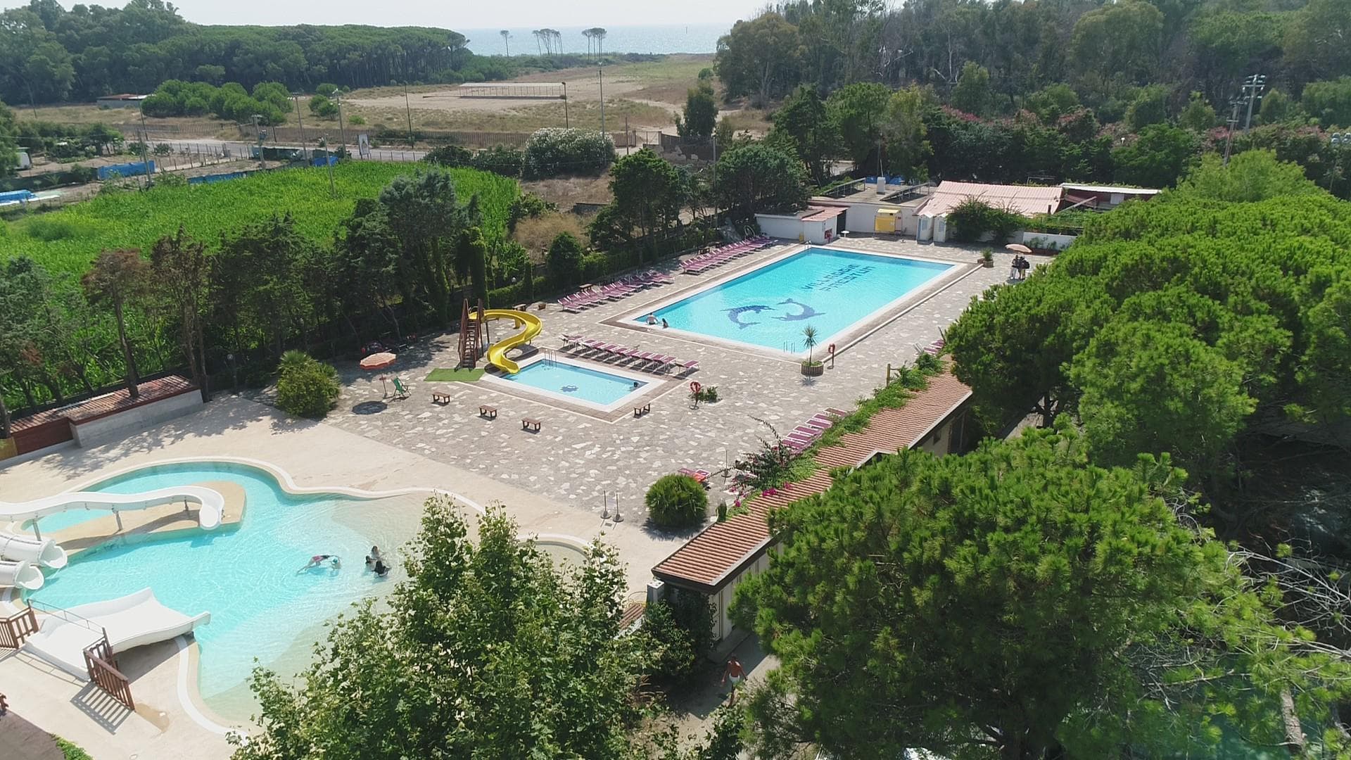 A scenery from Campeggio Villaggio Paestum